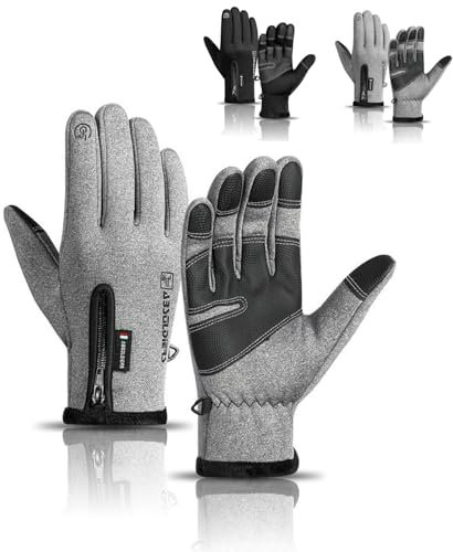 MEIION Adventure Shop adventureshop Adventure Gloves Warme Fahrradhandschuhe | Winddichte, rutschfeste MTB-Handschuhe mit Touchscreen-Funktion | Ideal für im Winter und Herbst
