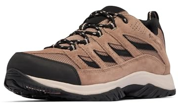 Columbia Chaussures Crestwood, semelle intercalaire poids plume, amorti exceptionnel, retour d'énergie dynamique, adhérence non marquante, tige hybride - Hommes