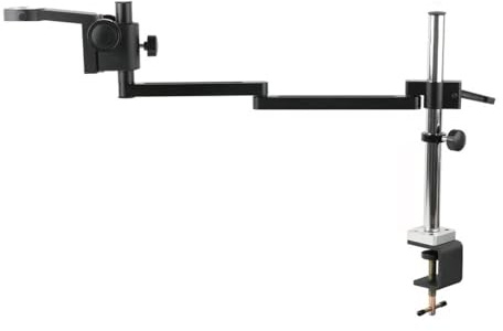 Mikroskop Verstellbare Gelenkarm-Klemmhalterung, 50 mm, 76 mm, C-Mount-Objektivhalter, Videokamera, Trinokular-Mikroskop, Stativ-Unterstützer(50MM Full set-01)