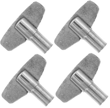 BESTOYARD Uhrwerk Zubehörteile 4 Stück Metall Aufziehschlüssel Praktisches Kompaktes Design Einfach zu Bedienen für Alte Mechanische Tisch und Standuhren