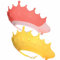 MOSIERRY Duschhaube Kinder 2 Stück Haarwaschhilfe Kinder Duschhaube Baby Haare Waschen Kinderschutz,Krone Rosa Gelb