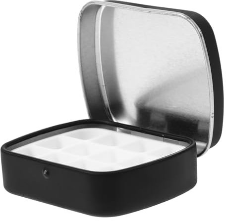 Ipetboom Nail Polish Storage Box Multi-grid Design for Art Supply Organizer and Bead Storage for Painting and Nail Charm Organization