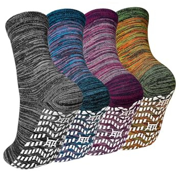 ZAKASA Stoppersocken Herren Antirutsch Socken: ABS Rutschfeste Socken Männer Anti Rutsch Socken mit Noppen Baumwolle Sportsocken