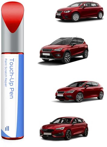 LF3P Velvet Red Ausbesserungsfarbe für SEAT Exakte Übereinstimmung – Ausbesserung von Kratzern und Abplatzungen