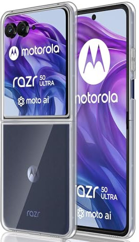 Locofun Klar Hülle für Motorola Moto Razr 60 Ultra Stoßfest Schutzhülle, Transparent Handyhülle, Slim Cover Dünn Durchsichtige Case Anti-Scratch [Militärischer Schutz]