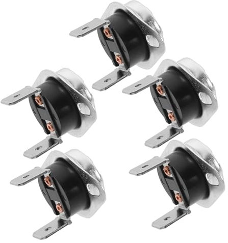 IWOWHERO 5Pcs Replacement Thermal Fuse for Dryers Professional Thermostat Appliance Parts Temperature Control Safe and Durable Heating Element Replacement for Home Use