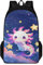 TSOVTHRID Sac à dos tendance avec fermeture éclair pour filles, Galaxy Axolotl Star