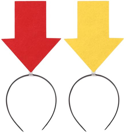 2 serre-têtes en flèche, amusants cerceaux pour cheveux pour festivals, accessoires pour photos, article original, serre-tête pour anniversaire, carnaval, Pâques, Halloween, accessoires de fête