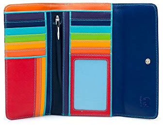 mywalit - Leder Damen Geldbörse - Tri-fold w/Outer Zip Purse - 269-4 - Black pace