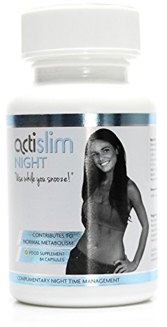 Actislim Night works while you sleep, helps to maintain target weight, contains Vitamin B6 and Apple Cider Vinegar, 6 Week Course, 90 capsules