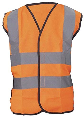 Yoko Hi-Vis Childrens Unisex Waistcoat / Jacket (4-6) (Hi Vis Orange)