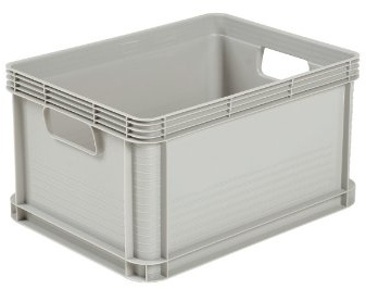keeeper Heavy Duty Plastic Stacking Industrial Euro Storage Containers Boxes Crates! 5 Sizes -BIG Load Capacity Food Grade 10 Year Guarantee! (4, 20 Litre - L400 x W300 x H220mm)