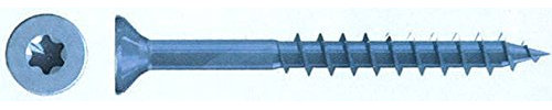 Spanplattenschrauben Reisser Q200 Vi-Port Torx 6,0 x 80 Teilgewinde Senkkopf blau verzinkt TX 30 VE 100 Stück