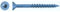 Spanplattenschrauben Reisser Q200 Vi-Port Torx 6,0 x 80 Teilgewinde Senkkopf blau verzinkt TX 30 VE 100 Stück