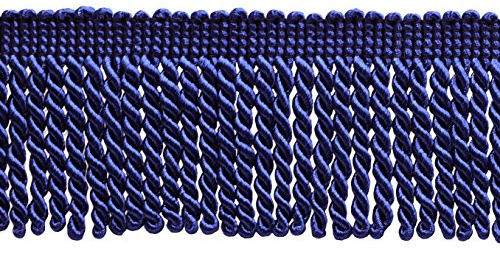 DecoPro 9 Meter Value Pack ultramarinblau 6,35 cm Edelstahldraht Fransen Rand, Stil # ef25 Farbe: royal blau – J4 (30 ft)