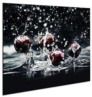 Glas Splashback, 60 x 52 cm | Die Sicherheit-Küchen-splash-back Guard | 11822 Kirschen von semUp