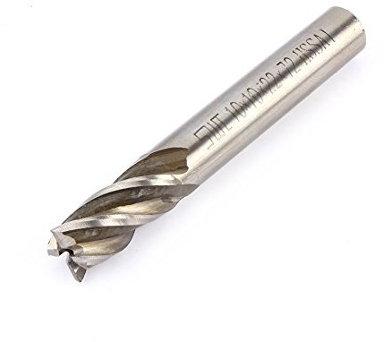 1 stücke 4 Flöte Gerade Schaftfräser Fräsen Bits Hochgeschwindigkeitsstahl HSS (10mm)