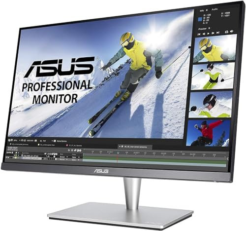 ASUS PA24AC 24 (24.1) (16:10) Monitor Professionale, 1920 x 1200, IPS, 100 % sRGB, △E< 2, DisplayHDR 400, DP over USB-C, DP, HDMI, USB 3.0