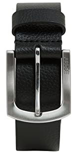 ESPRIT Herren 999EA2S803 Gürtel, 001/BLACK, 85