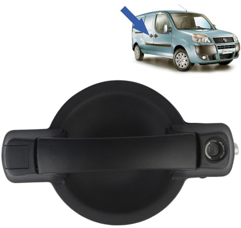 STARKIT PERFORMANCE Maneta de puerta corredera compatible para Fiat Doblo (2000-2010) manilla exterior | puerta corredera derecha (lado pasajero) 735296050 | 735309961 | 735309963