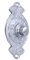 Hampern Close Brushed Chrome Decorative Bell Push