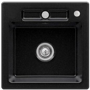 Villeroy & Boch Siluet 50 S Chromit – 3345 02 J0 Keramikspüle Exzenterbetätigung