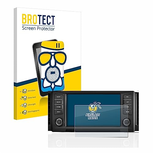 BROTECT Entspiegelungs Schutzglas für Seat Leon 5F 2018 Media System Plus 2016 8 Schutzfolie Panzer Folie Glas Matt [Kratzfest 9H, Anti-Reflex]