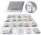 OUKANING 20 Stück Wasserdestiller-Aktivkohlefilter, reduziert Chlor, entfernt VOCs, erzeugt reinstes Wasser, 6,75 g/Packung, 8 x 6 cm