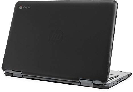 mCover Funda compatible solo con portátiles HP Chromebook X360 11 G3 EE / G4 EE 2020~2022 de 11.6 pulgadas (no es compatible con ningún otro modelo HP), color negro