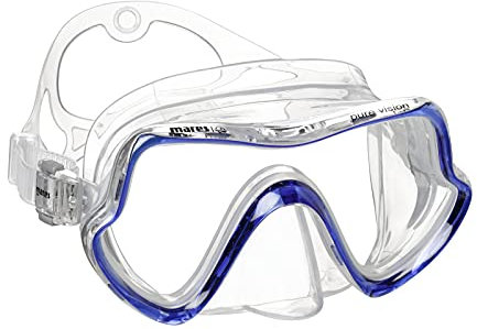 Mares Aquazone Pure Vision, Máscara de Snorkel Adultos, Unisex, Transparente/Azul