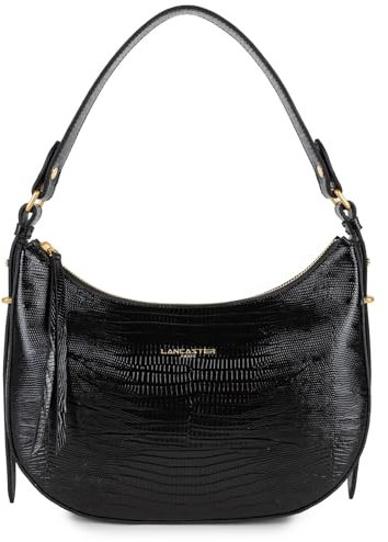 Lancaster Exotic Lézard&Croco Schultertasche Leder 26 cm