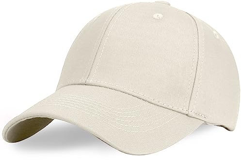 Altartar Baseball Cap für Herren und Damen, Unisex Kappe Trucker Cap Basecap Sommer Baseballhute Outdoor Verstellbar Erwachsenen Classic Sport Hüte Guard Mütze Beige