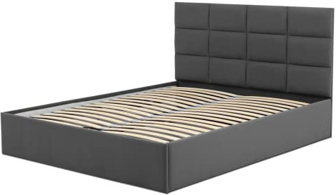 Polsterbett Tores 160x200 mit Bettkasten! Doppelbett mit Lattenrost! Best Stauraumbett! (Trinity 15)