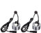 Shinekoo 24 V Ultrasuoni Mist Maker Fogger, Argento Pesce Rettile Serbatoio Mister Fogger Fontana Acqua Stagno Umidificatore Aria Atomizzatore Testa 2 PZ