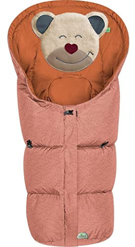 Odenwälder Babynest Fußsack Fußsäckchen 81cm Modern Blizzard rust | 11469-2-2282