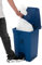 Curvaso Premium 45L Blue Pedal Bin | Hands-Free Step On Waste Bin for Kitchen, Home & Office | Large Recycling Trash Can Indoor/Outdoor Use