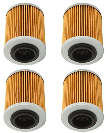 4 Pezzi Filtro Olio 420256188 KN152 HF152 Sostituzione Filtro Carburante per CAN AM 330 400 450 500 2003-2017