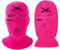 Fauitay 3 Loch Sturmhauben Sturmhaube Sturmmaske Skimaske Motorradmaske Outdoor, Wintermütze Skimaske Balaclavas Motorradmaske Herren und Damen(Rosarot)