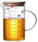 TAMUME Misurino in Vetro con Coperchio, Caraffa Graduata con Scala Multipla (1000ml)
