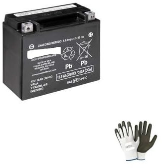 Compatible avec Harley Davidson FXST Softail Standard 1340 1999-1999 Batterie YTX20HL-BS YUASA Ready (ÉTANCHE ACTIVÉ COMPLÈTEMENT SCELLÉ en Usine) Batteries Moto 12V/18AH 175X87X155MM