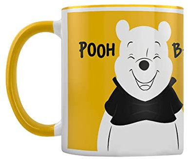 Winnie the Pooh - Design intérieur de la tasse en deux faces de couleur (taille unique) (jaune, blanc)