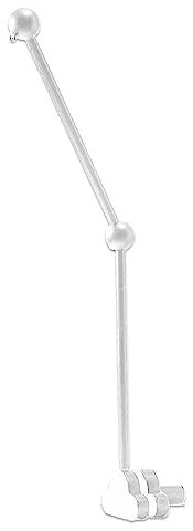 NGUMMS Kleiderständer für Wiege – Mobile Tür aus für Wiege – Schrank Hanger Krippe Arm Befestigung Nursery Decor, rutschfest für Wiege Robuste Garderobe für Wiege