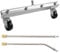 Undercarriage Cleaner, Pressure Washer 13 Inch Underbody Car Wash Water Broom, Dual-Function Surface Cleaner Machine Tool with 2 Pieces Extension Wand for Undercarriage Driveways Sidewalks