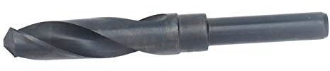 1/2-Zoll-Bohrer Hoch, Spiralbohrer, 1-Gang-Stahl-HSS-Bohrer, Spiralgeriffelt, 118°-Winkel-Design, Metallbohrer