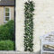 BONAFIDE Expanding Artificial Laurel Leaf Trellis, Expanding Willow Fence with Green Leaf Foliage, Decorative or Privacy Wooden Fences for Gardens, Expanding Artificial Trellis - 180 x 30cm