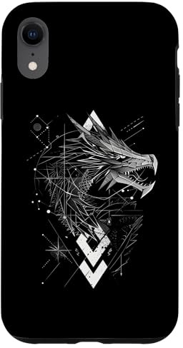 Geometric Dragon Case for iPhone XR