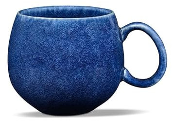 Teeladen Herzberg MAOCI - Jumbotasse/Jumbobecher - 0,5l - Porzellan - blau-gefleckt mit Farbverlauf