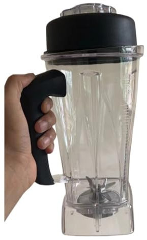 EMDMGJ Vaso Mezclador Universal for licuadora, Compatible con RAWMID Dream Classic BDC-03, Cuerpo de Vaso de licuadora, Tapa de Vaso y Juego de Cuchillos