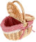 Garneck Picknickkorb Aus Rattan Kleiner Weidenkorb Rotkäppchen-picknickkorb Weidenkorb Mit Griff Osterkorb Picknickkorb Deckel Aufbewahrungskörbe Aus Korbgeflecht Isolierter Picknickkorb