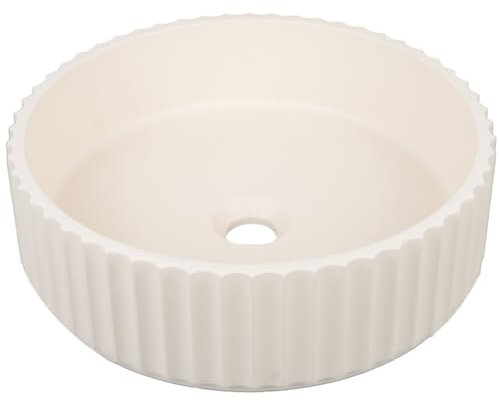 Essebagno Architek vasque à poser en béton blanc